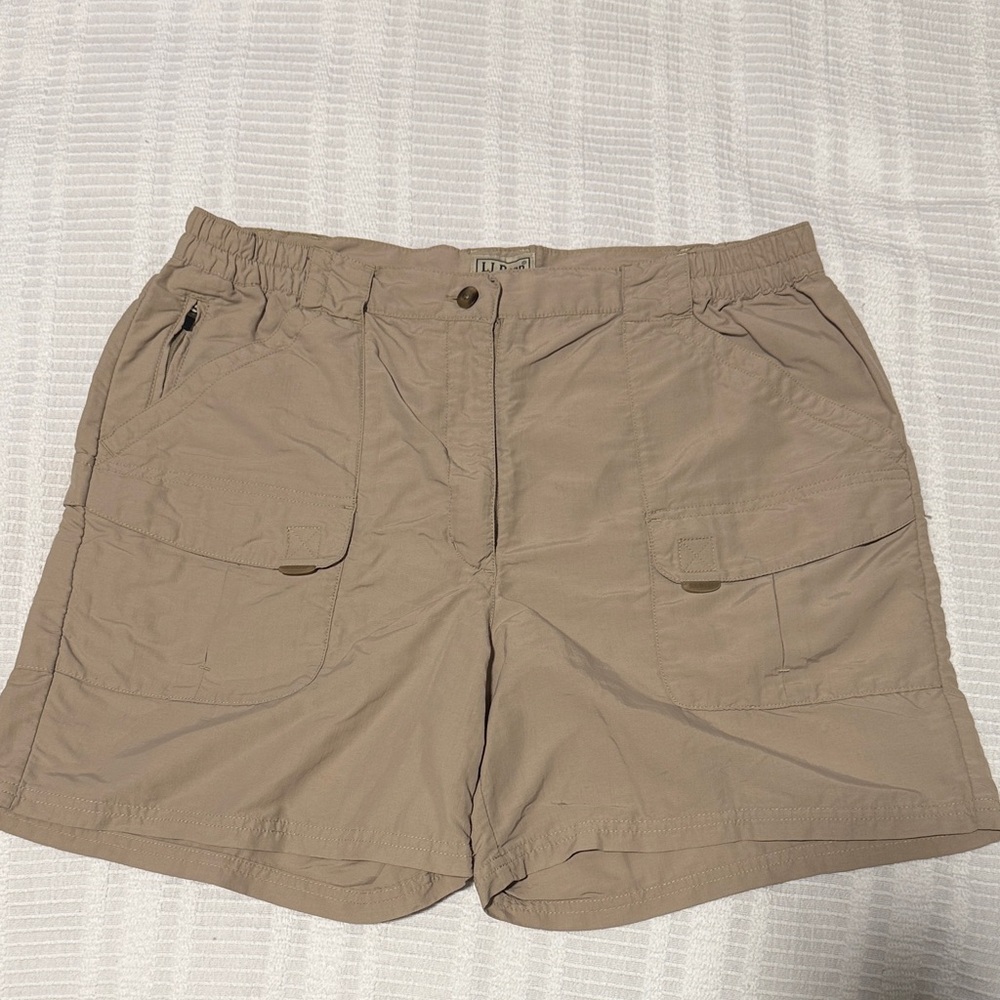 L.L. Bean Beige Casual Shorts